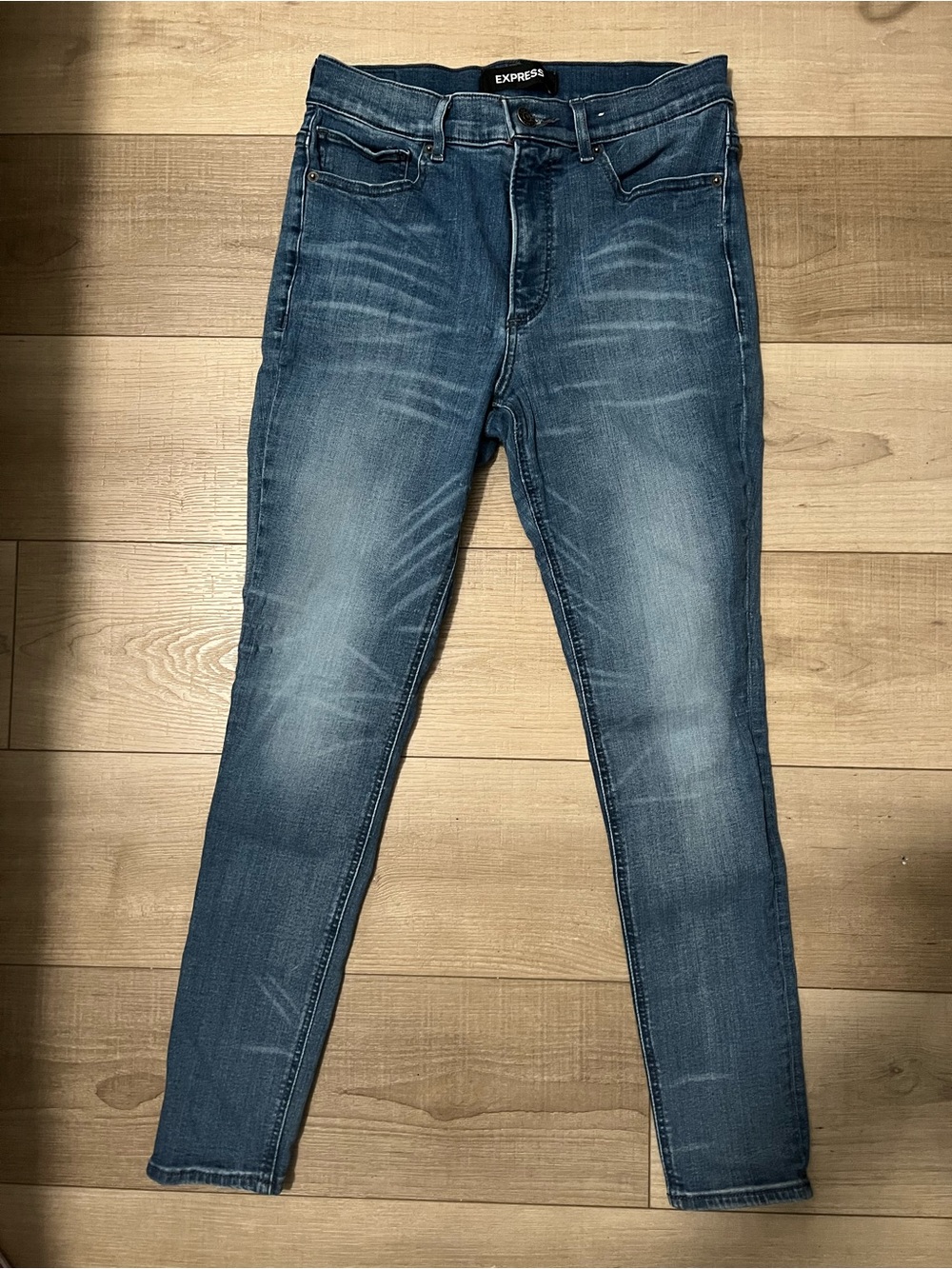 Express Women’s Stretcg Blue Denim Jeans